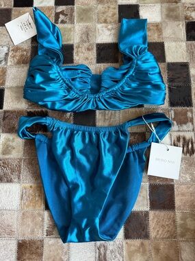 Divino Seas Deep Blue Bikini Set NWT